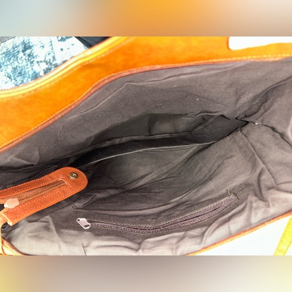 Vintage brown faux leather handbag hobo bag purse​ - Picture 4 of 7